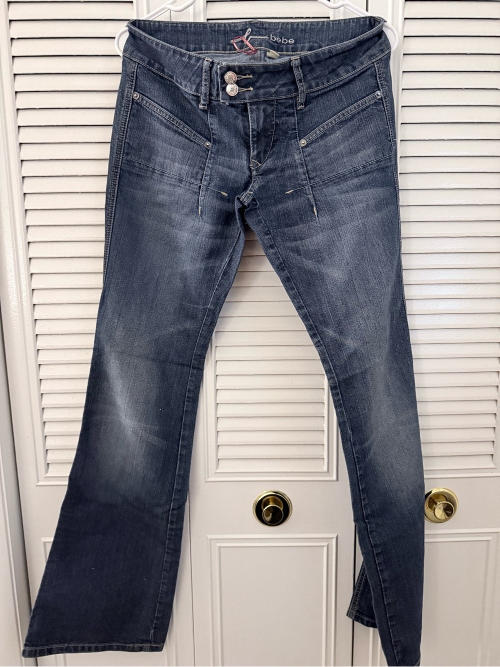 bebe Women's Blue Bootcut Jeans